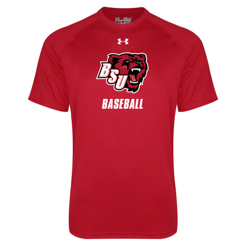  Under Armour Red Tech Tee - Baseball