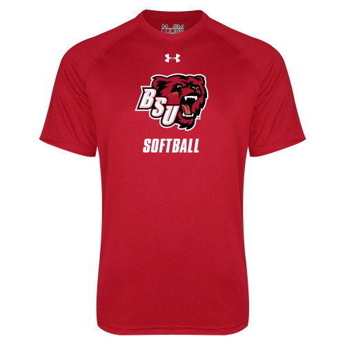  Under Armour Red Tech Tee - Softball