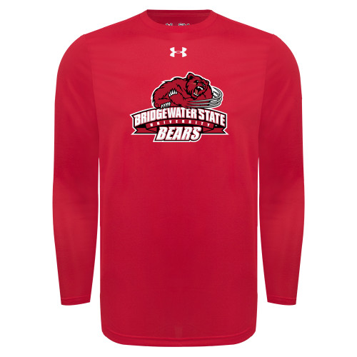  Under Armour Red Long Sleeve Tech Tee - Primary Mark