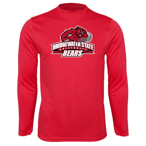  Red Performance Long Sleeve Shirt - Primary Mark