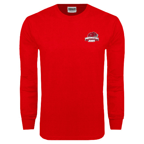  Red Long Sleeve T Shirt - Primary Mark