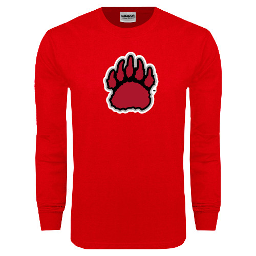  Red Long Sleeve T Shirt - Red