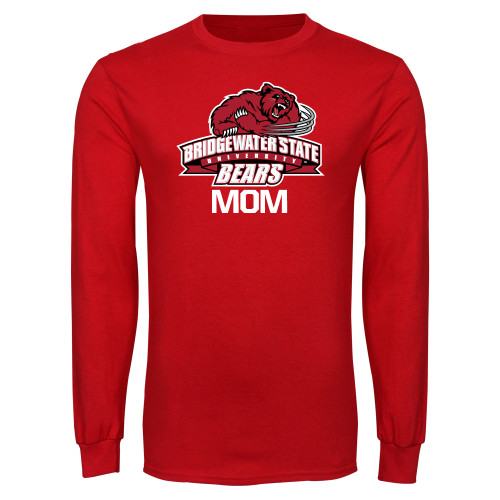  Red Long Sleeve T Shirt - Mom - Bridgewater State