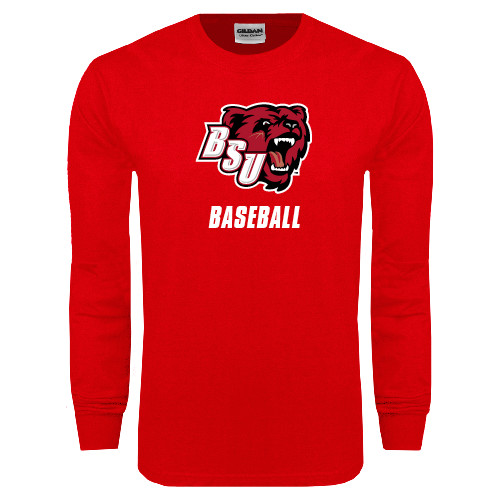  Red Long Sleeve T Shirt - Baseball