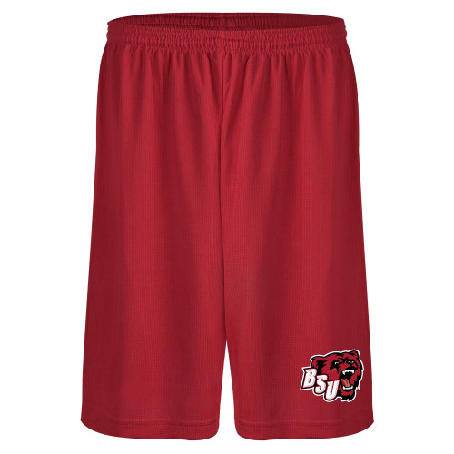  Red Performance Classic 9 Inch Short - BSU Bear Head