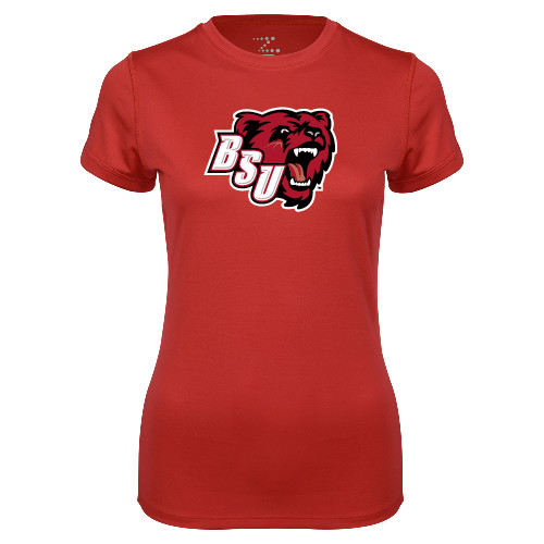 Bridgewater Womens Red Performance Short Sleeve T