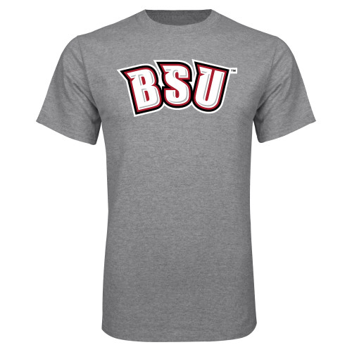  Grey T Shirt - BSU Arched Wordmark