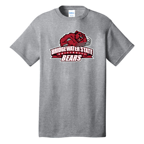  Extended Athletic Heather T Shirt - Bridgewater State Bears Athletic Mark