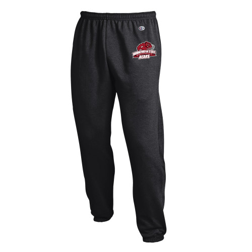  Champion Black Banded Bottom Sweatpants - Bridgewater State Bears Athletic Mark