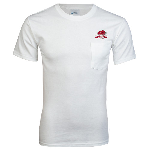  White T-Shirt w/Pocket - Primary Mark