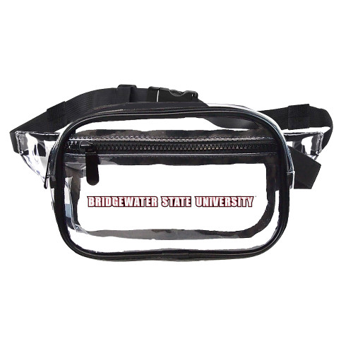  Clear Fanny Pack - Bridgewater State Wordmark One Line