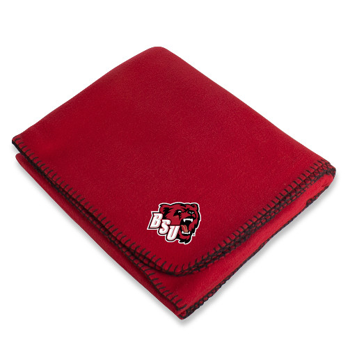 Bridgewater Red Arctic Fleece Blanket