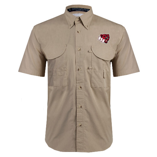 Bridgewater Khaki Fishing Shirt Performance Short Slee