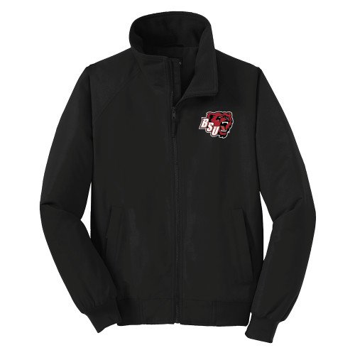  Black Charger Jacket - BSU w/ Bear Head