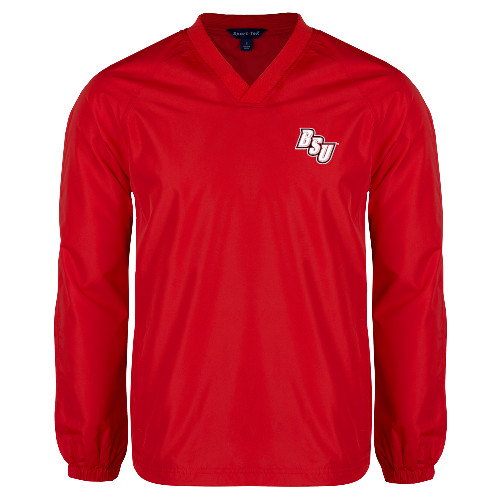  Red V Neck Raglan Windshirt - BSU