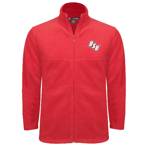  Red Fleece Full Zip Jacket - BSU