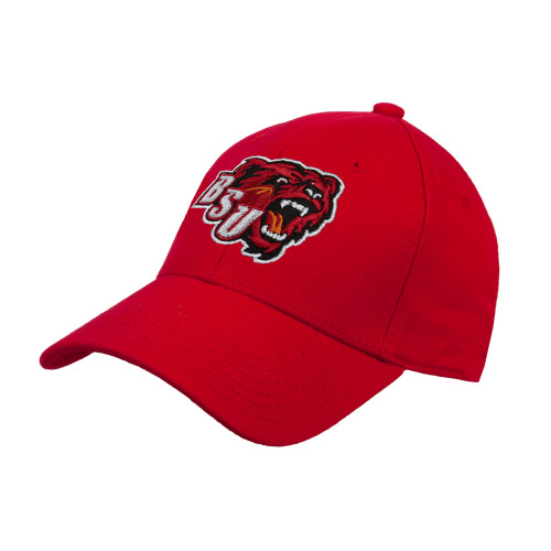 Bridgewater Red Structured Adjustable Pro Style Hat