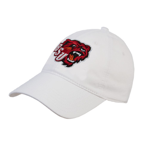 Bridgewater White Unstructured Adjustable Low Profile Hat