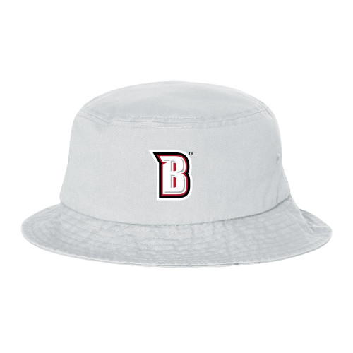  Sportsman White Bucket Hat - Bridgewater State B