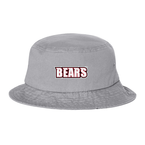  Sportsman Grey Bucket Hat - BSU Bears Wordmark