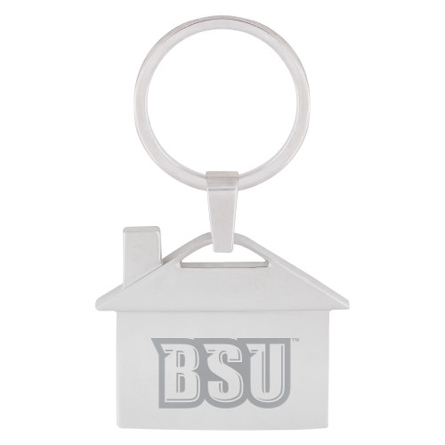  Silver Home Sweet Home Key Holder - BSU Wordmark Engraved