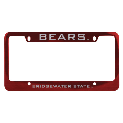 Bridgewater Metal Red License Plate Frame