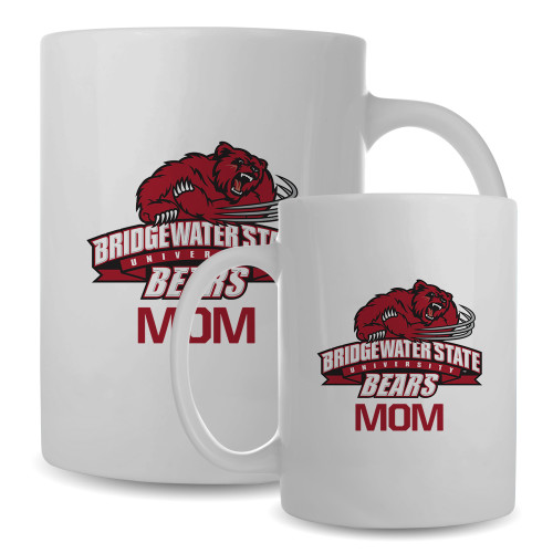  Full Color White Mug 15oz - Mom - Bridgewater State