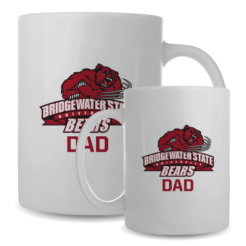  Full Color White Mug 15oz - Dad - Bridgewater State