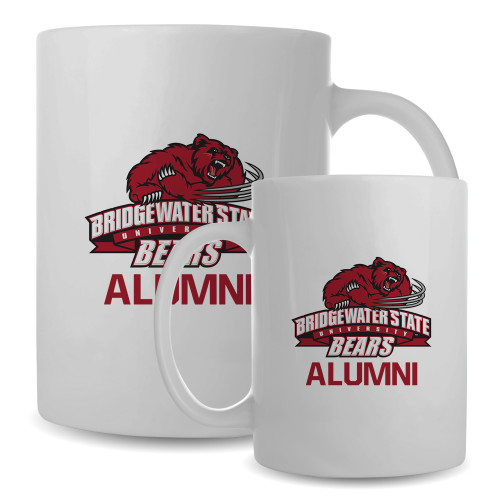  Full Color White Mug 15oz - Alumni - Bridgewater State
