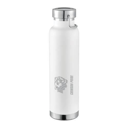 Bridgewater Thor Copper Vacuum Insulated White Bottle 22oz