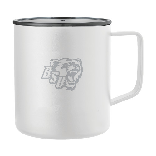 Bridgewater Rover Camp Vacuum Insulated White Mug 14oz