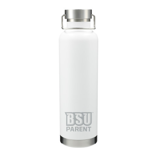  Thor Copper Vacuum Insulated White Bottle 32oz - Parent - Bridgewater State Engraved