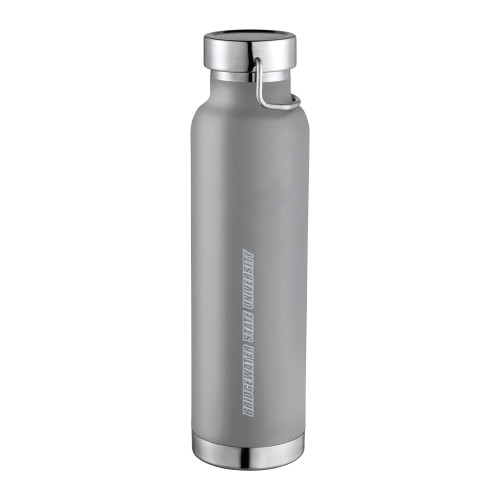  Thor Copper Vacuum Insulated Grey Bottle 22oz - Bridgewater State University Flat Engraved