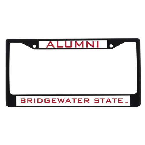 Bridgewater Alumni Metal License Plate Frame in Black