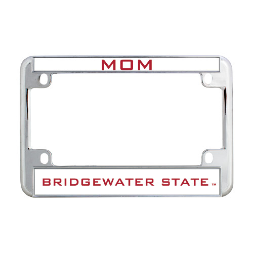 Bridgewater Metal Motorcycle License Plate Frame in Chrome