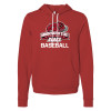 Thumbnail image for  Bella + Canvas Red Fleece Hood