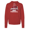 Thumbnail image for  Bella + Canvas Red Fleece Hood