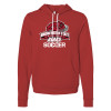 Thumbnail image for  Bella + Canvas Red Fleece Hood