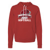Thumbnail image for  Bella + Canvas Red Fleece Hood