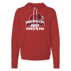 Thumbnail image for  Bella + Canvas Red Fleece Hood