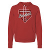Thumbnail image for  Bella + Canvas Red Fleece Hood