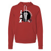 Thumbnail image for  Bella + Canvas Red Fleece Hood