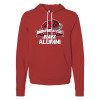 Thumbnail image for  Bella + Canvas Red Fleece Hood