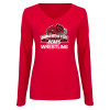 Thumbnail image for  Womens Red Long Sleeve V Neck Tee