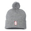 Thumbnail image for  Sportsman Heather Grey Pom Pom Cuffed Beanie