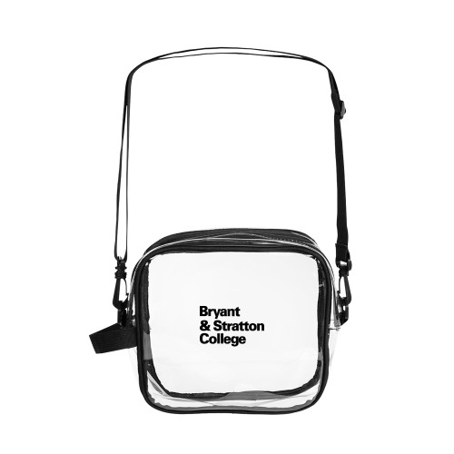  Clear Crossbody Bag - B&SC Institutional Three Line Justified