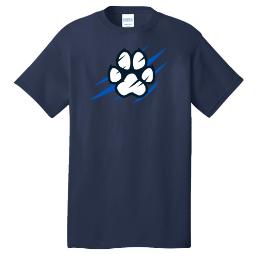  Extended Navy T Shirt - B&SC - Blue Paw - PLUS