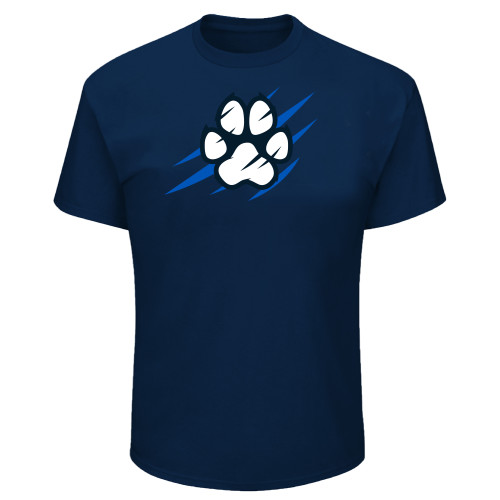  Tall Navy T Shirt - B&SC - Blue Paw - PLUS