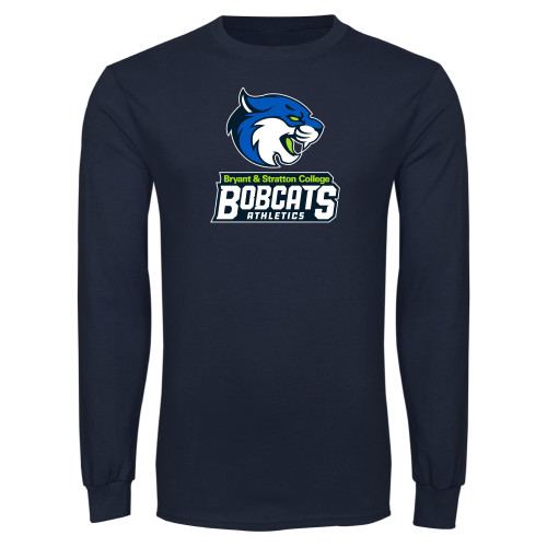  Navy Long Sleeve T Shirt - B&SC Bobcats Athletics