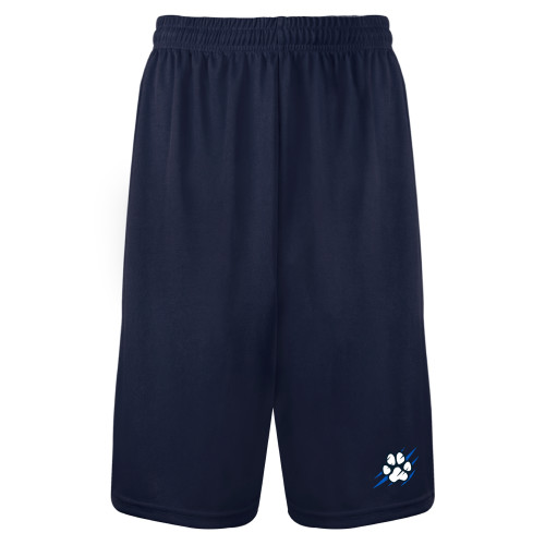  Navy Performance Classic 9 Inch Short - B&SC - Blue Paw